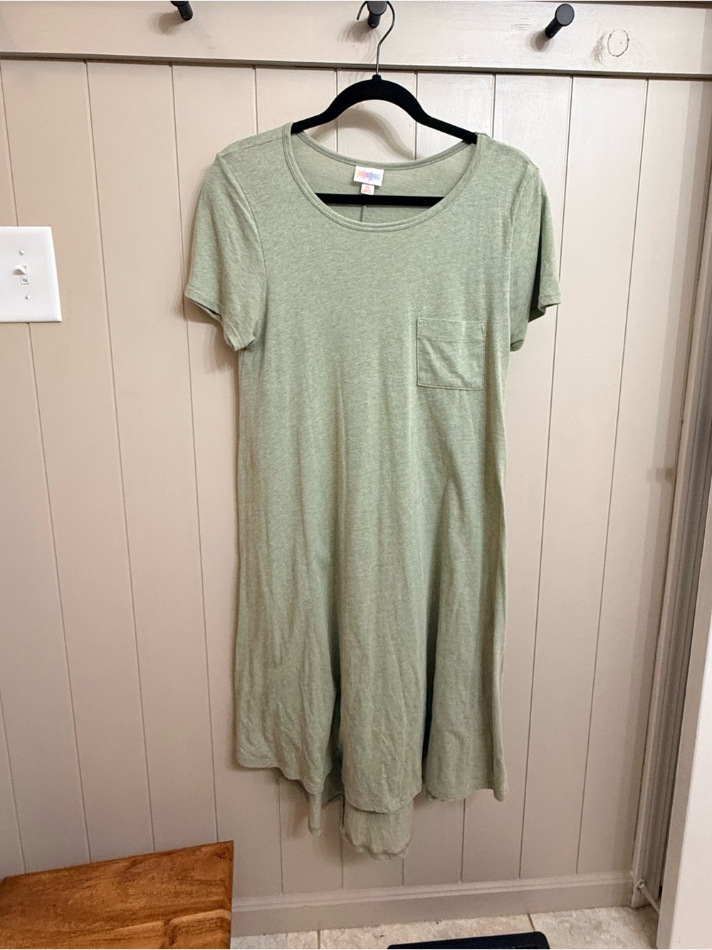 LuLaRoe Sage Green Carly Dress